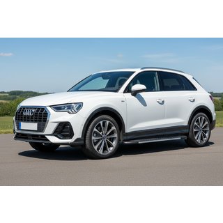Sidotrösklar Bosphore Grey (2 st, aluminium) Audi Q3 2019–2025 foto 1
