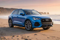 Audi Q3 2019–2025 Sidosteg Maya Blue (2 st, aluminium) foto 1