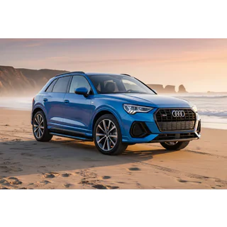Sidosteg Maya Blue (2 st, aluminium) Audi Q3 2019–2025 foto 1