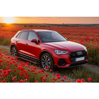 Sidosteg Maya Red (2 st, aluminium) Audi Q3 2019–2025 foto 1