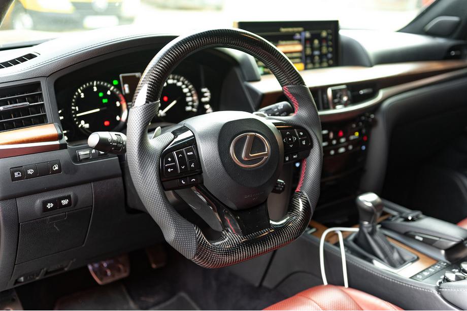 Lexus GX460 2009–2023 Komplett anatomisk ratt (kolfiber) Image