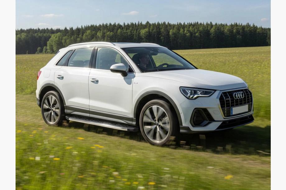 Audi Q3 2019–2025 Sidosteg BlackLine (2 st, aluminium) Image