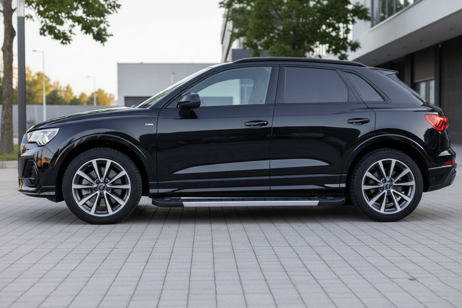 Audi Q3 2019–2025 Sidosteg RedLine (2 st, aluminium) Image