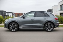Audi Q3 2019–2025 Sidosteg Tayga Grey (2 st, aluminium) foto 1