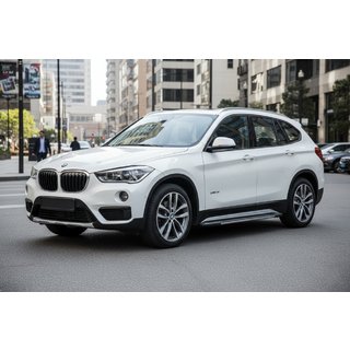 Sidotrösklar Bosphore Grey (2 st, aluminium) BMW X1 F48 2015–2022 foto 1