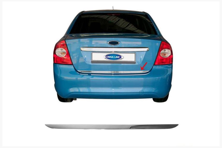 Ford Focus II 2005–2008 Bagageluckekantlist (Sedan, rostfritt stål) Image