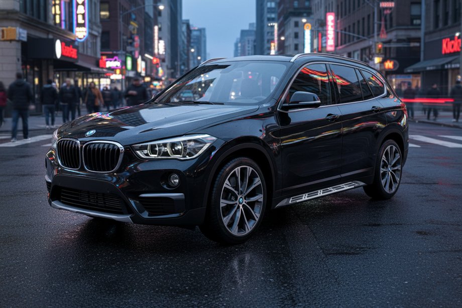 BMW X1 F48 2015–2022 Sidosteg Sunrise (2 st, aluminium) Image