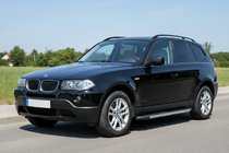 BMW X3 E83 2003–2010 Sidotrösklar Bosphore Grey (2 st, aluminium) foto 1