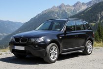BMW X3 E83 2003–2010 Sidosteg Bosphore Black (2 st, aluminium) foto 2