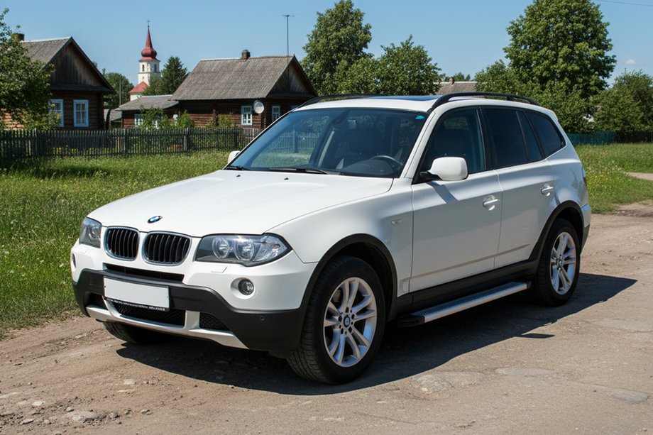 BMW X3 E83 2003–2010 Sidosteg Maya V2 (2 st, aluminium) Image