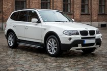 BMW X3 E83 2003–2010 Sidosteg Rainbow (2 st, aluminium) foto 1
