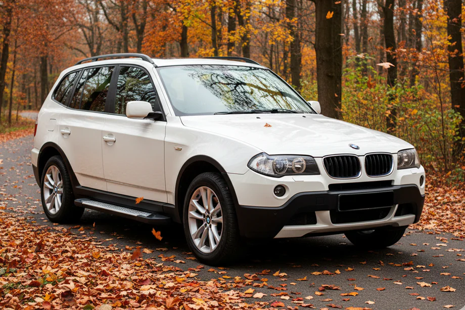 BMW X3 E83 2003–2010 Sidosteg Allmond Grey (2 st, aluminium) Image