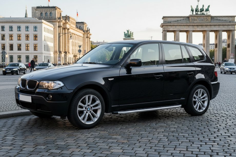 BMW X3 E83 2003–2010 Sidosteg Fullmond (2 st, aluminium) Image