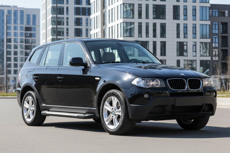 BMW X3 E83 2003–2010 Sidosteg Line (2 st, aluminium) Image