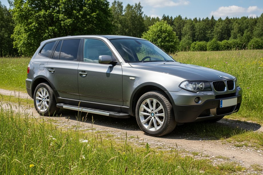 BMW X3 E83 2003–2010 Sidosteg RedLine (2 st, aluminium) Image