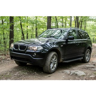Sidosteg Tayga Black (2 st, aluminium) foto 1
