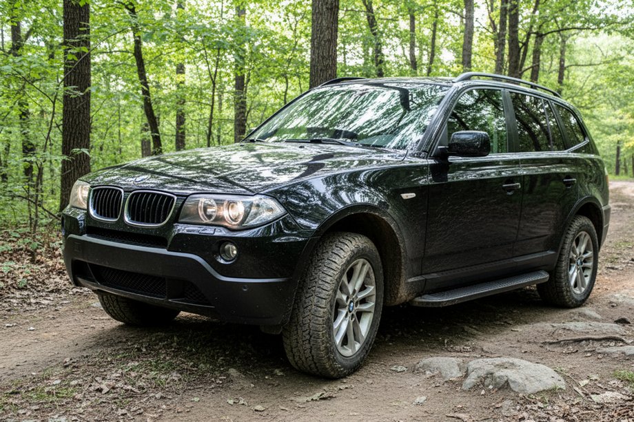BMW X3 E83 2003–2010 Sidosteg Tayga Black (2 st, aluminium) Image