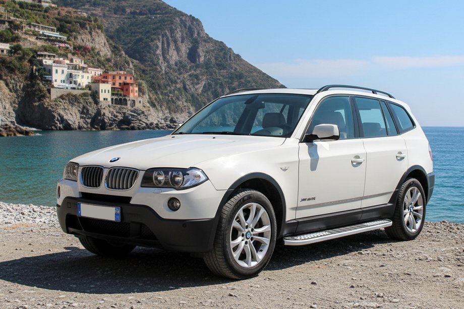 BMW X3 E83 2003–2010 Sidosteg Tayga V2 (2 st, aluminium) Image