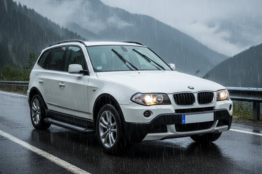 BMW X3 E83 2003–2010 Sidosteg Vision New Black (2 st, aluminium) Image