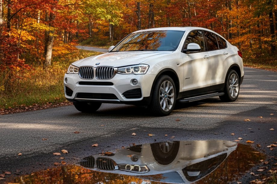 BMW X4 F26 2014–2018 Sidotrösklar Bosphore Grey (2 st, aluminium) Image