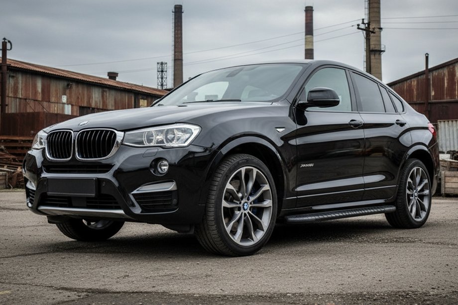 BMW X4 F26 2014–2018 Sidosteg Bosphore Black (2 st, aluminium) Image