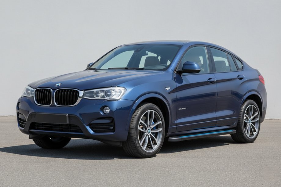 BMW X4 F26 2014–2018 Sidosteg Maya Blue (2 st, aluminium) Image
