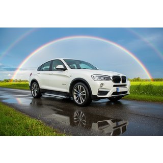 Sidosteg Rainbow (2 st, aluminium) BMW X4 F26 2014–2018 foto 1