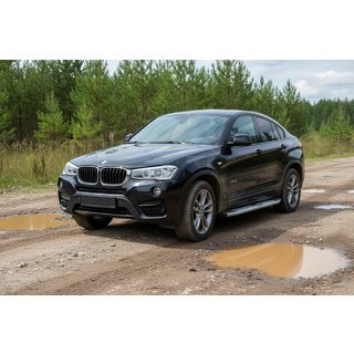 Mevsim Grey sidosteg (2 st, aluminium) BMW X4 F26 2014–2018 foto 1