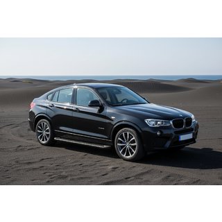 Sidosteg Allmond Black (2 st, aluminium) BMW X4 F26 2014–2018 foto 1