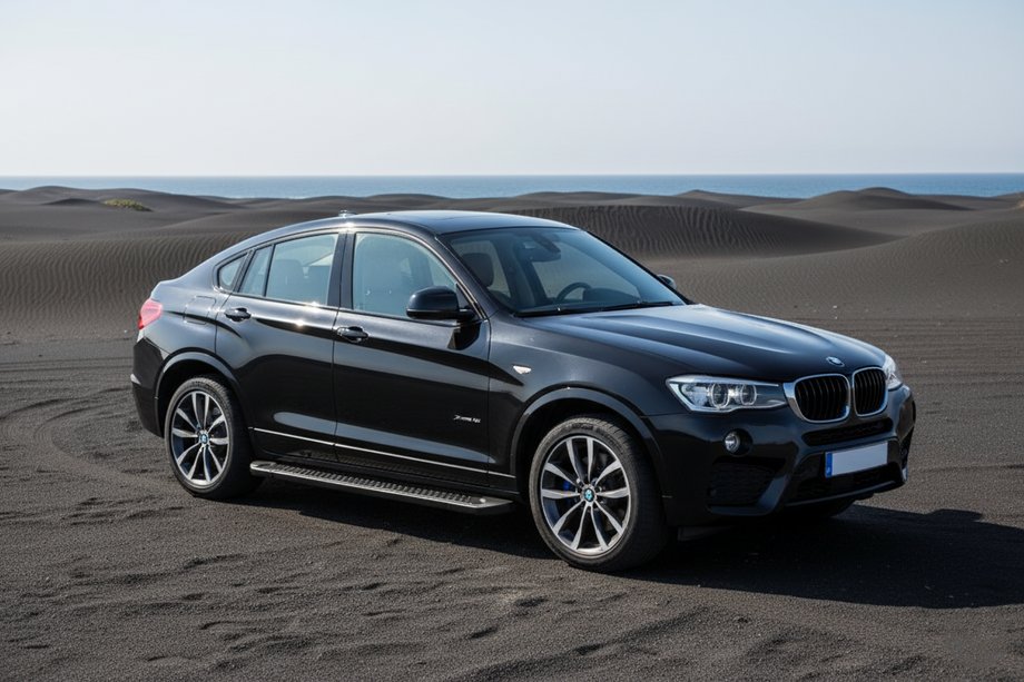 BMW X4 F26 2014–2018 Sidosteg Allmond Black (2 st, aluminium) Image