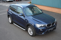 BMW X4 F26 2014–2018 Sidosteg Fullmond (2 st, aluminium) foto 3