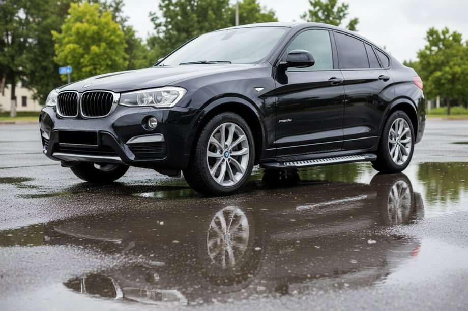 BMW X4 F26 2014–2018 Sidosteg Line (2 st, aluminium) Image