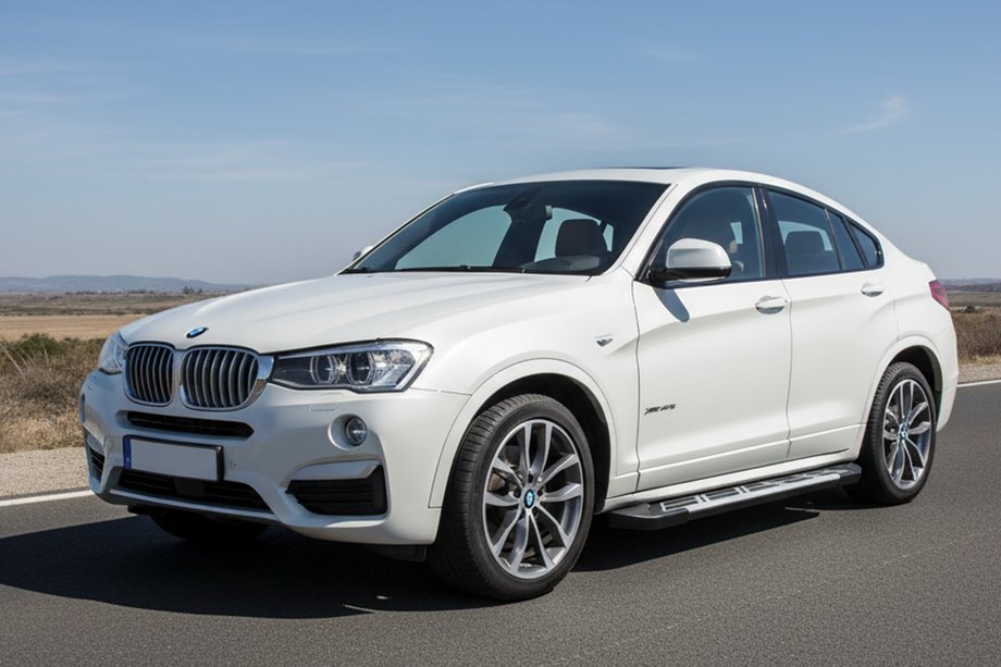 BMW X4 F26 2014–2018 Sidosteg Sunrise (2 st, aluminium) Image