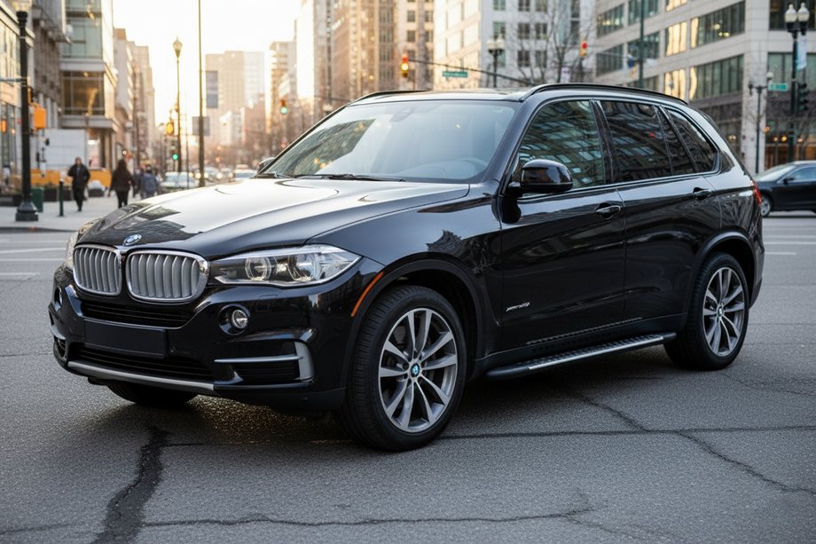 BMW X5 F15 2013–2018 Sidotrösklar Bosphore Grey (2 st, aluminium) Image