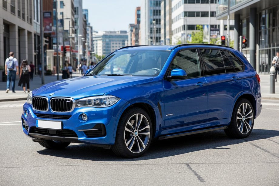 BMW X5 F15 2013–2018 Sidosteg Maya Blue (2 st, aluminium) Image