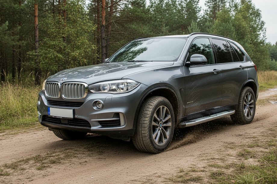 BMW X5 F15 2013–2018 Mevsim Grey sidosteg (2 st, aluminium) Image