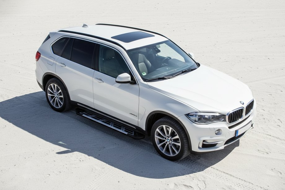 BMW X5 F15 2013–2018 Sidosteg Sunrise (2 st, aluminium) Image
