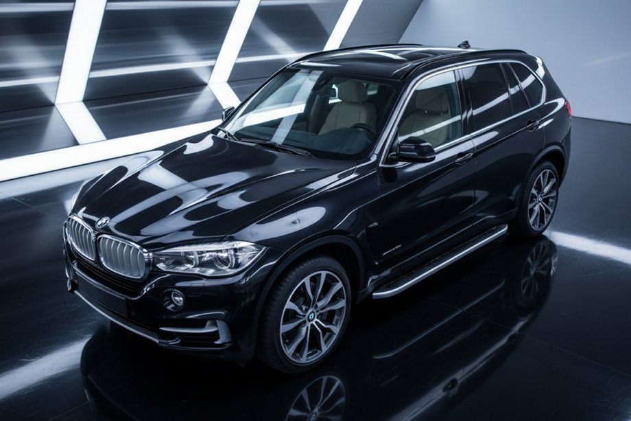 BMW X5 F15 2013–2018 Sidosteg Tayga Grey (2 st, aluminium) Image