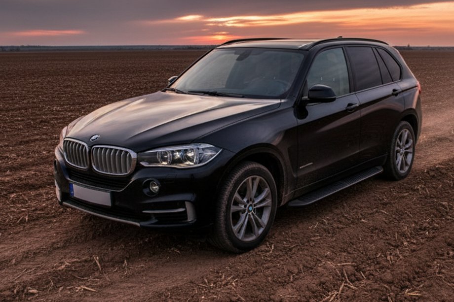 BMW X5 F15 2013–2018 Sidosteg Tayga Black (2 st, aluminium) Image