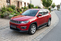 Jeep Compass 2016– Sidosteg Duru (2 st, aluminium) foto 1