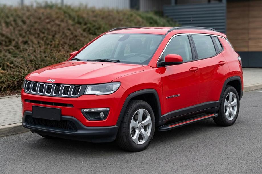 Jeep Compass 2016– Sidosteg Maya Red (2 st, aluminium) Image