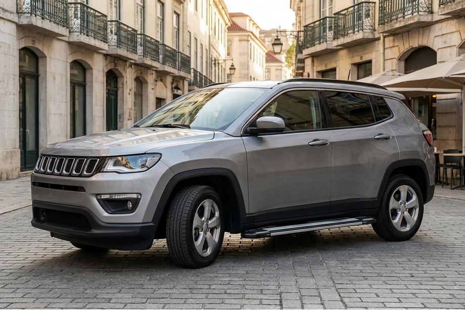 Jeep Compass 2016– Sidosteg Rainbow (2 st, aluminium) Image