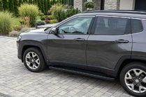 Jeep Compass 2016– Sidosteg Allmond Black (2 st, aluminium) foto 1