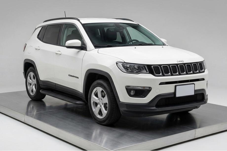 Jeep Compass 2016– Sidosteg Tayga Black (2 st, aluminium) Image