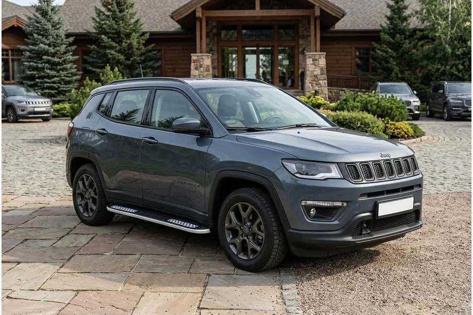 Jeep Compass 2016– Sidosteg Tayga V2 (2 st, aluminium) Image
