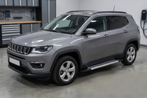 Jeep Compass 2016– Sidosteg Vision New Grey (2 st, aluminium) foto 1