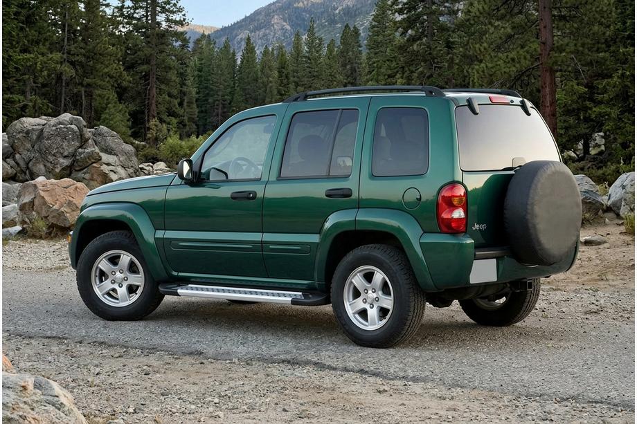 Jeep Cherokee/Liberty 2002–2007 Sidosteg Vision New Grey (2 st, aluminium) Image