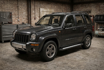 Jeep Cherokee/Liberty 2002–2007 Sidosteg Vision New Black (2 st, aluminium) foto 1