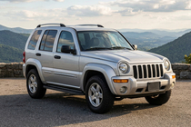 Jeep Cherokee/Liberty 2002–2007 Boshpore Black sidosteg (2 st, aluminium) foto 1