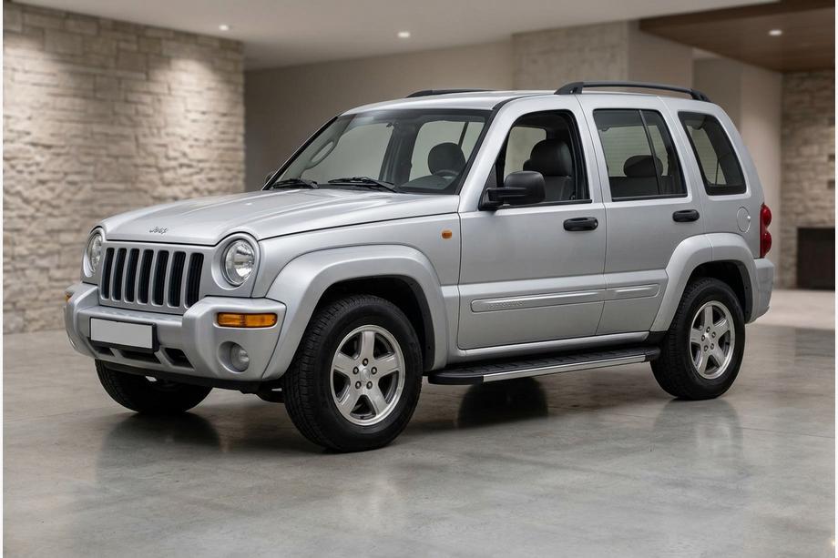 Jeep Cherokee/Liberty 2002–2007 Sidosteg Duru (2 st, aluminium) Image